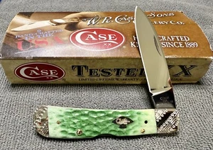 2019 Case XX Tony Bose Worked Bolster Emerald Green Tribal Lock (TB612010L SS) - Picture 1 of 5