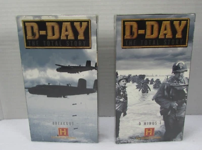 History Channel D-Day: The Total Story - Breakout and D Minus 1 VHS 1994 - Image 1 of 4