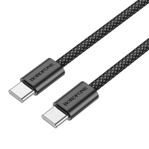 3FT 60W USB-C To USB-C Cable Fast Charger Nylon Braid Cord For iPhone 16 Samsung - Picture 1 of 4
