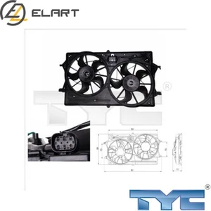 FAN RADIATOR 810-0019 FOR FORD FOCUS/Turnier BHDB/BHDA/FFDA/F9DA/F9DBEYDL 4cyl - Picture 1 of 6