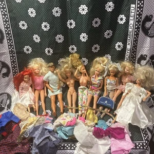 vintage barbie lot america airline disney ariel Rockers Ken 1960s 1970s 1980s - Picture 1 of 17
