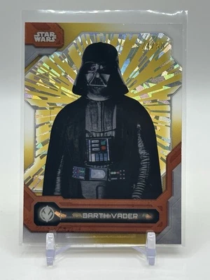 Topps Star Wars High Tek 2024 Darth Vader 26 Gold Refractor x/50 Hyperspace - Image 1 of 3