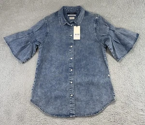 Scotch and Soda Amsterdam Blauw Matchy Matchy denim SS abbottonato taglia Medium - Foto 1 di 15