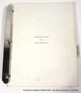 Manuals Mostek Z80 Microcomputer Programming, XFOR-80 Cross Assembler Operations - Picture 1 of 9