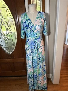 Lily Pulitzer Parigi Maxi Dress Women’s Sz Medium - Picture 1 of 8