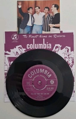 Paul Anka"Tell Me That You Love Me"1957 Columbia Records Original UK 7"Single - Image 1 of 3
