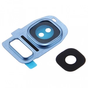 CAMERA GLASS FOR SAMSUNG GALAXY S7 EDGE REAR REPLACEMENT DARK BLUE LENS - Picture 1 of 1