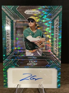 2024 Panini Prizm #SS-ZG Zack Gelof Sensational Signatures Green Pulsar /25 - Picture 1 of 3