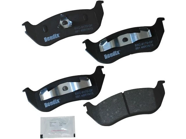 Juego de pastillas de freno trasero Bendix 16GSQP48 para Mercury Mountaineer 2002 2003 2004 2005 Foto 1 de 1