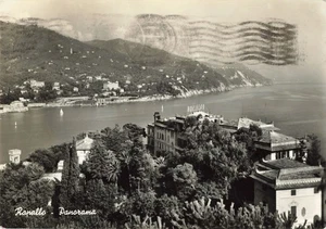 Postcard Italy Rapallo Panorama RPPC - Picture 1 of 2
