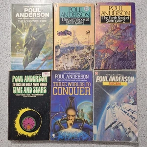 Poul Anderson bulk lot 6 science fiction paperbacks books vintage - Picture 1 of 13