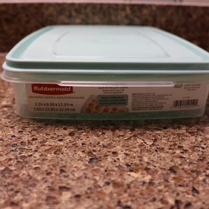 RUBBERMAID #3910 EGG KEEPER TRAY CONTAINER HOLDS 20 EGGS BLUE LID - Picture 1 of 5