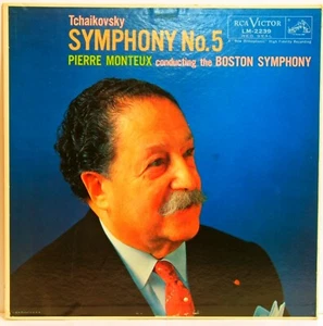 Tchaikovsky Symphony No.5 Monteux BSO 1958 RCA Shaded Dog NM– 1S / 12S Pressing - Bild 1 von 6