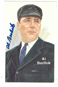 Autographed AL BARLICK Perez Steele Post Card With COA - Picture 1 of 1