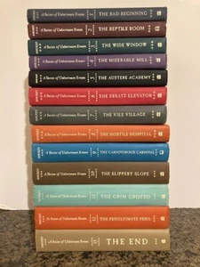 A Series of Unfortunate Events by Lemony Snicket Hard Cover Set 1-13 COMPLETE - Picture 1 of 14