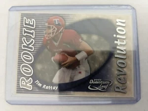 🏆 2000 Quantum Leaf Rookie Revolution /5000 TIM RATTAY RC #RR8 LA TECH BULLDOGS - Foto 1 di 2