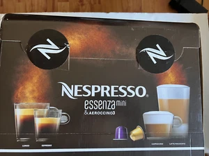 Nespresso Essenza Mini Espresso Machine by Breville with Aeroccino Milk Frother - Picture 1 of 10