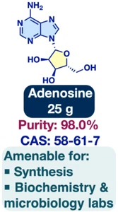Adenosine (suitable for biological R&D) || CAS: 58-61-7 || 25 g || +99.0% - Picture 1 of 2