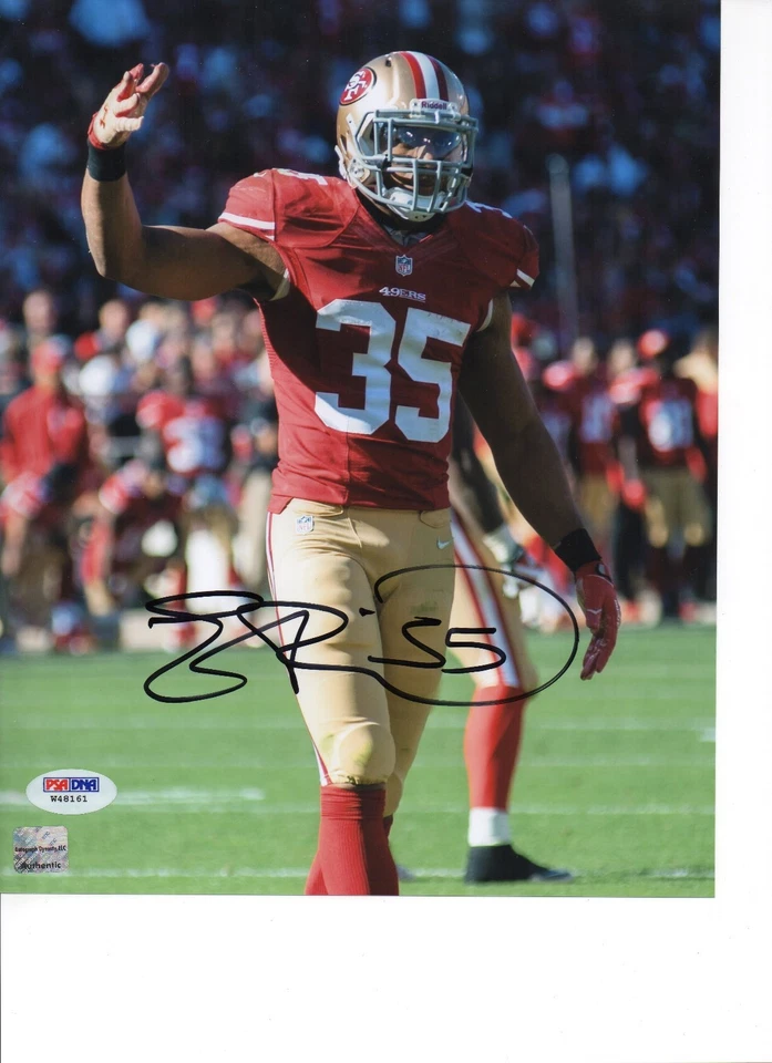 Foto firmada por Eric Reid de los 49ers de San Francisco 8x10 PSA Foto 1 de 1