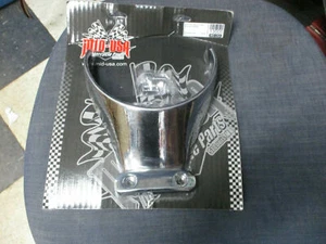 HARLEY-2002-LATER V-ROD-HEADLIGHT-BRACKET-CHROME-CUSTOM-LOOK-aluminum- - Picture 1 of 7