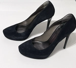 Zapato Just Cavalli Negro Gamuza Tacones Altos Talla 6/39 - Imagen 1 de 12