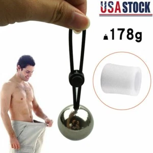 Male Penis Extender Enlarger Stretcher Strap Ball Stretcher Ball Weight Ring US - Picture 1 of 12