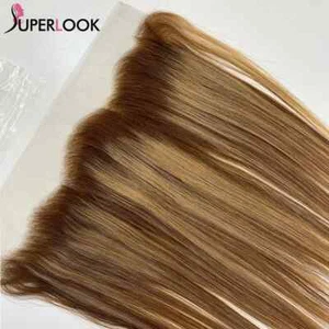 Evidenziatore Remy Brazilian OmbreStraight 13x4 pizzo frontale 4x4 chiusure capelli umani - Foto 1 di 17