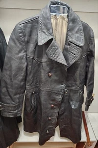 ww2 german original Trench Coat With Dagger Loop - Picture 1 of 11