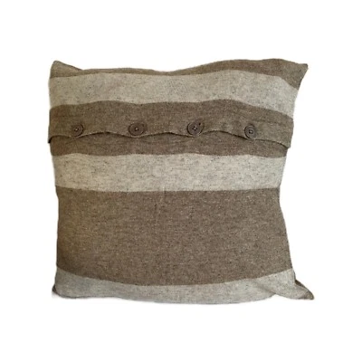 Cashmere Cushion Cover Wool Living Room Pillow Case Sofa 40cm by 40cm NEW - Image 1 of 4