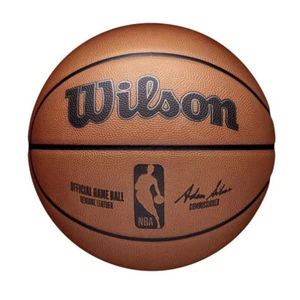 Wilson Oficial NBA Baloncesto Interior Talla 7 Gameball Pelotas Cuero Genuino Logo - Imagen 1 de 8