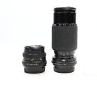 Pentax Mount Lens Bundle - 50mm 70-210mm - PK MOUNT - MANUAL FOCUS - 0128 AJ