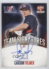 2014 USA Baseball Box Set Collegiate National Team Signatures Carson Fulmer Auto