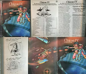 WORLDCON 40 CHICON IV World Science Fiction Convention Kelly Freas Chandler - Imagen 1 de 9