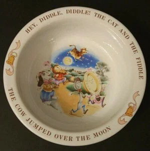AVON Nursery Rhyme Bowl Hey Diddle Diddle VGUC - Picture 1 of 6