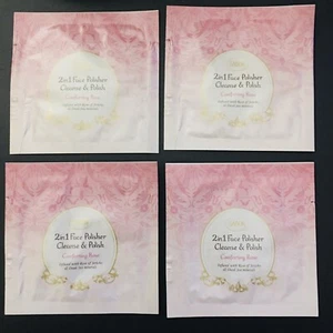 Sabon 2-in-1 Face Polisher Cleanse & Polish - 0.13 Oz Each Travel Size Lot Set 4 - Picture 1 of 4