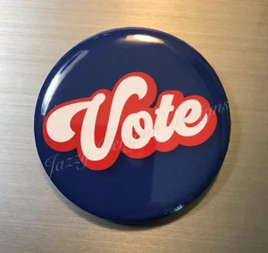 INSIGNIA DE BOTÓN DE PIN VOTO RETRO DE 2,25"" América EE. UU. CAMPAÑA ELECTORAL PATRIÓTICA GRUNGE - Imagen 1 de 1