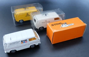 4 x SIKU 1331 VW Bus T3 modelo publicitario / Stihl / T.V. D-Van / DBP Peilwagen / EVM - Imagen 1 de 20