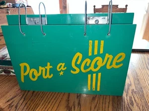 Port A Score Vintage Scoreboard Home And Guest Manual Scorekeeper Flickertail - Afbeelding 1 van 18