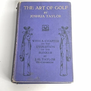 The Art of Golf Joshua Taylor Vintage Book Illustrated T Werner Laurie Rare - Picture 1 of 14