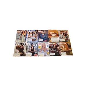 Ebony Magazine Lot of 10 / 2000s Black African American Mary J Blige Beyonce A16 - Picture 1 of 4