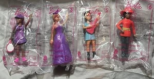 BARBIE McDonalds Happy Meal Toy LOT of 4 Mattel - Picture 1 of 4