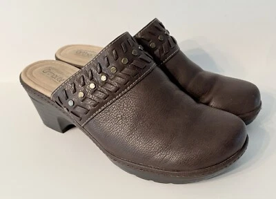 Croft & Barrow Clogs Shoes Ortholite Comfort Womens Size 10 M Heel Brown #73277 — 第 1/4 张图片