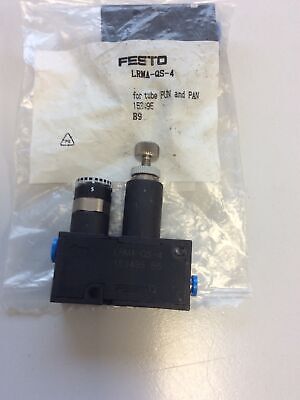 Festo Push In 4mm Pneumatic Regulator LRMA-QS-4 153495 • 35£