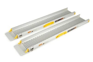 Telescopic Wheelchair Ramps - Adjustable - PAIR 6ft - 12ft long / 182cm - 365... - Picture 1 of 12