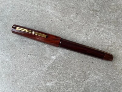 OMAS PARAGON LEGNI PREGIATI (PRECIOUS WOOD) COCOBOLO WOOD FOUTAIN PEN - Bild 1 von 4
