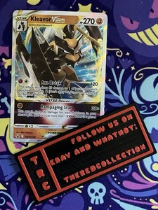 Pokemon Karte TCG - Kleavor VSTAR - Schwert Schild Promo - SWSH249 - Full Art Holo - Bild 1 von 2
