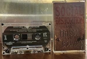 Social Distortion – Prison Bound (Original Restless Cassette) Restless Records - Picture 1 of 2