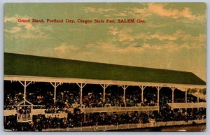 K26/ Salem Oregon Postcard c1910 Grand Stand Portland Day State Fair 425 - Picture 1 of 4