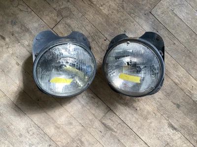 Par de faros halógenos izquierda derecha Sylvania vintage OEM para BMW 2002 2002ti E10 Foto 1 de 4