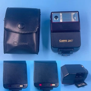 Canon Speedlite 244T Xenon Flash Canon Film T50 T70 AE-1 A-1 SLR Tested Working - Picture 1 of 7